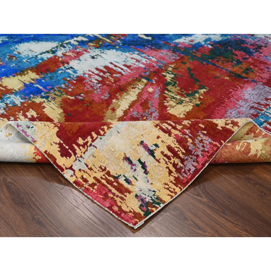 Hand Knotted  Rectangle Area Rug > Design# CCSR84930 > Size: 9'-4" x 12'-3"