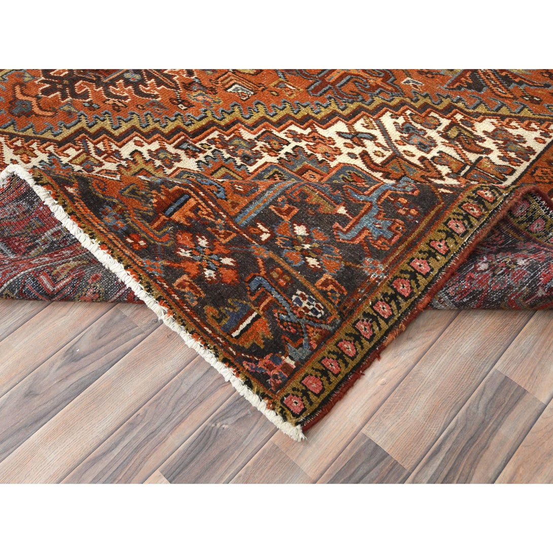 Handmade rugs, Carpet Culture Rugs, Rugs NYC, Hand Knotted Heriz Area Rug > Design# CCSR85056 > Size: 8'-10" x 12'-7"