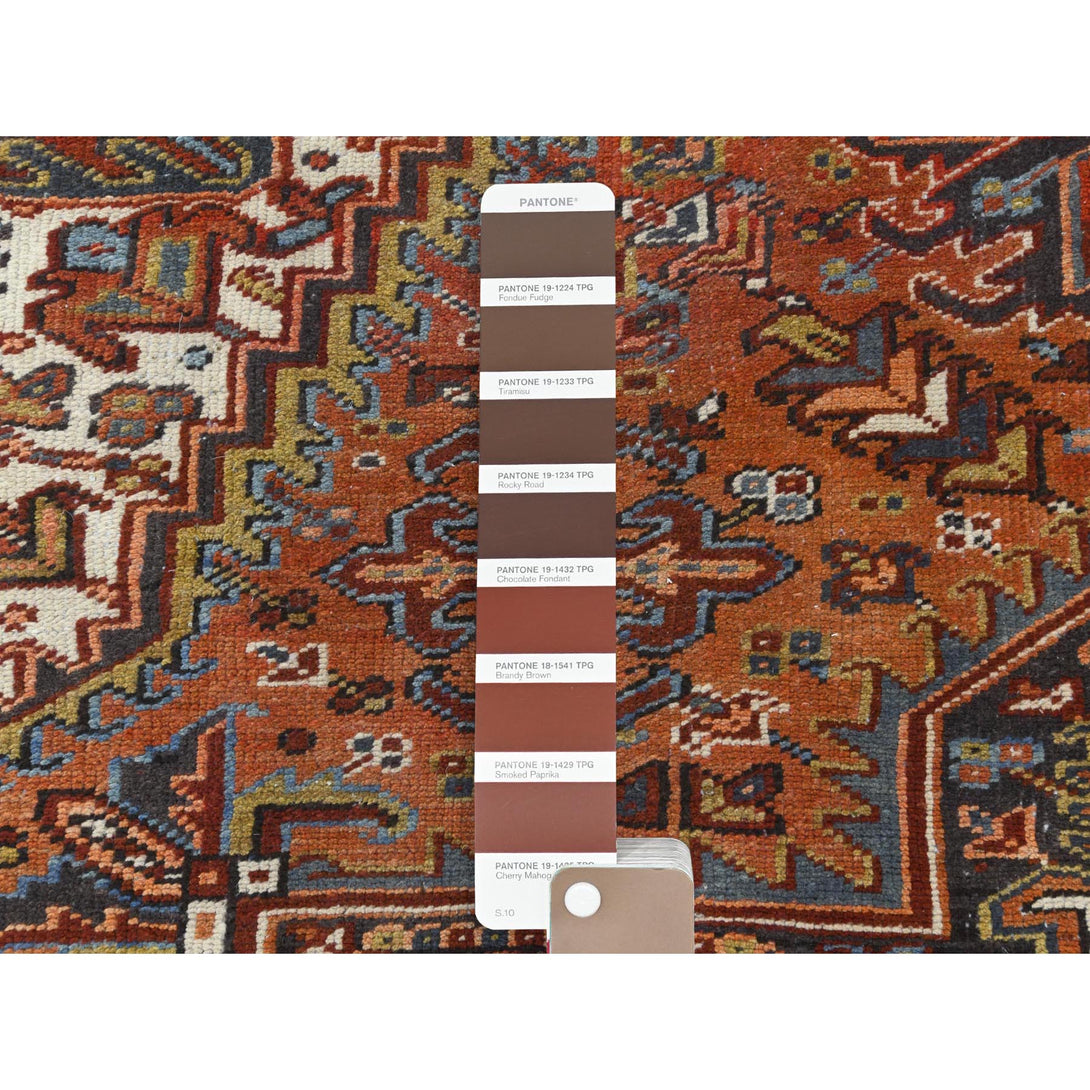 Handmade rugs, Carpet Culture Rugs, Rugs NYC, Hand Knotted Heriz Area Rug > Design# CCSR85056 > Size: 8'-10" x 12'-7"