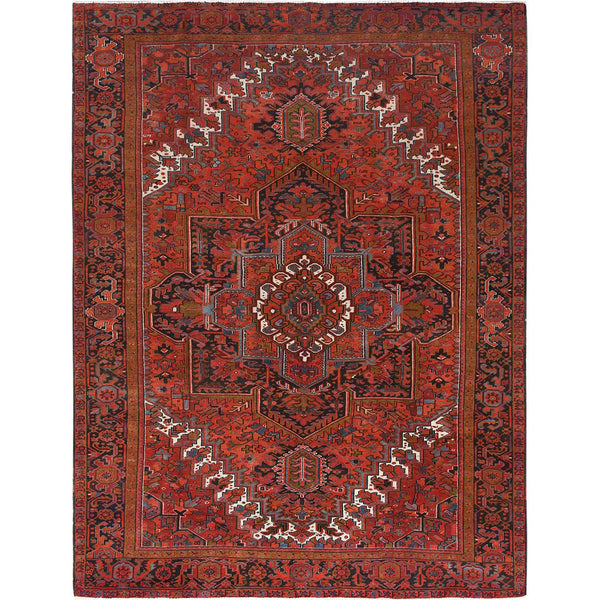 Handmade rugs, Carpet Culture Rugs, Rugs NYC, Hand Knotted Heriz Area Rug > Design# CCSR85062 > Size: 10'-0" x 13'-1"