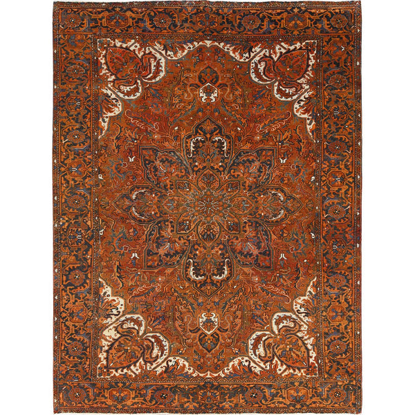 Handmade rugs, Carpet Culture Rugs, Rugs NYC, Hand Knotted Heriz Area Rug > Design# CCSR85250 > Size: 9'-0" x 11'-10"