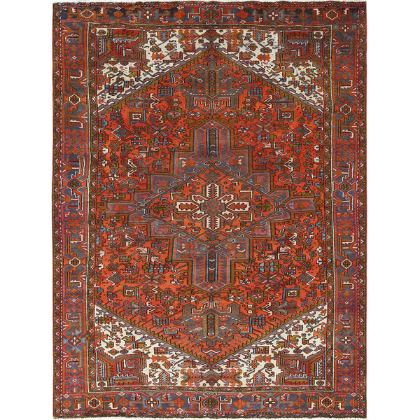 Handmade rugs, Carpet Culture Rugs, Rugs NYC, Hand Knotted Heriz Area Rug > Design# CCSR85265 > Size: 8'-5" x 11'-7"