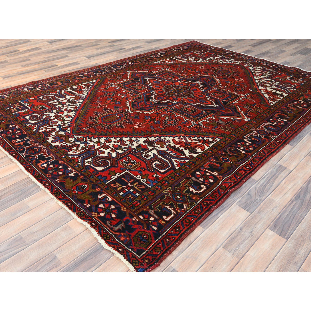 Handmade rugs, Carpet Culture Rugs, Rugs NYC, Hand Knotted Heriz Area Rug > Design# CCSR85269 > Size: 7'-0" x 9'-10"