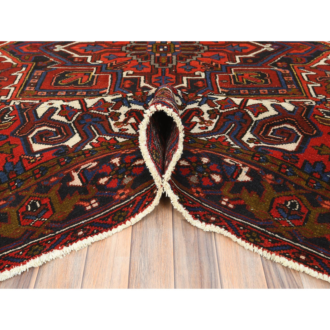 Handmade rugs, Carpet Culture Rugs, Rugs NYC, Hand Knotted Heriz Area Rug > Design# CCSR85269 > Size: 7'-0" x 9'-10"