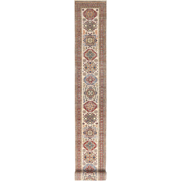 Handmade Kazak Runner > Design# CCSR85291 > Size: 2'-9" x 35'-8"