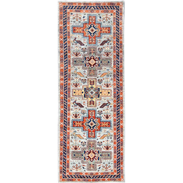 Handmade Tribal & Geometric Runner > Design# CCSR85620 > Size: 2'-8" x 7'-6"