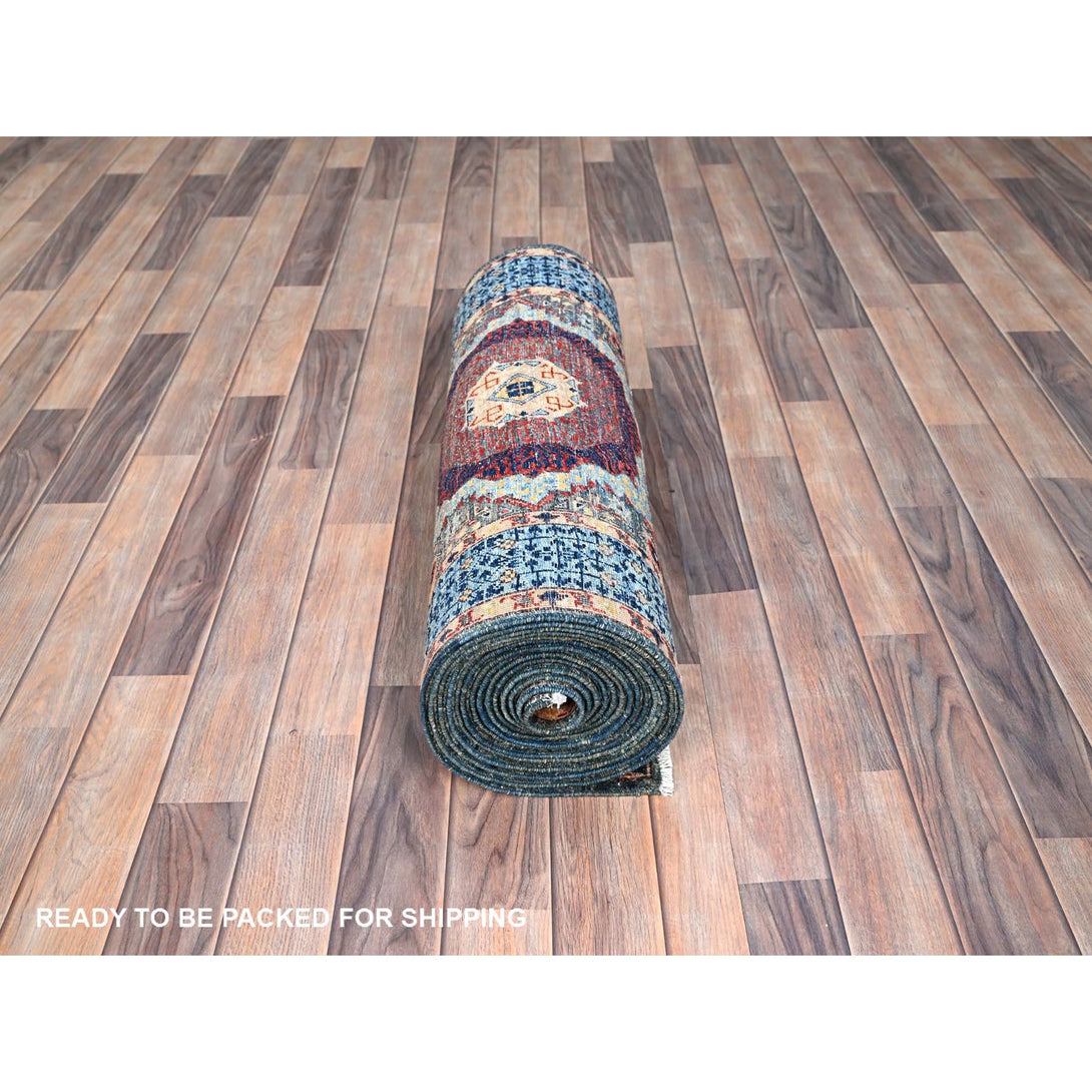 Handmade Mamluk Runner > Design# CCSR85845 > Size: 2'-5" x 19'-6"