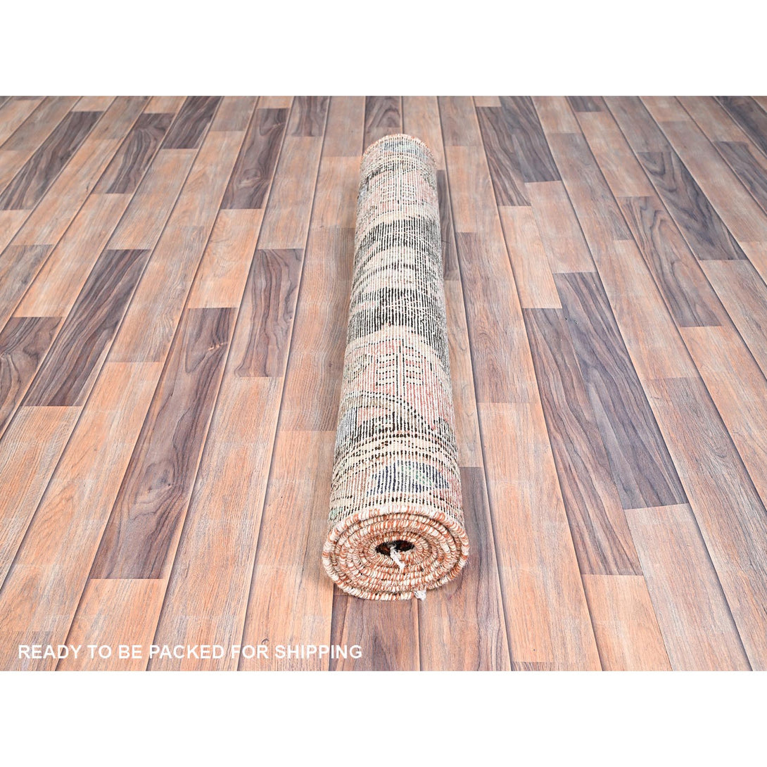 Hand Knotted  Rectangle Runner > Design# CCSR85960 > Size: 3'-5" x 8'-11"