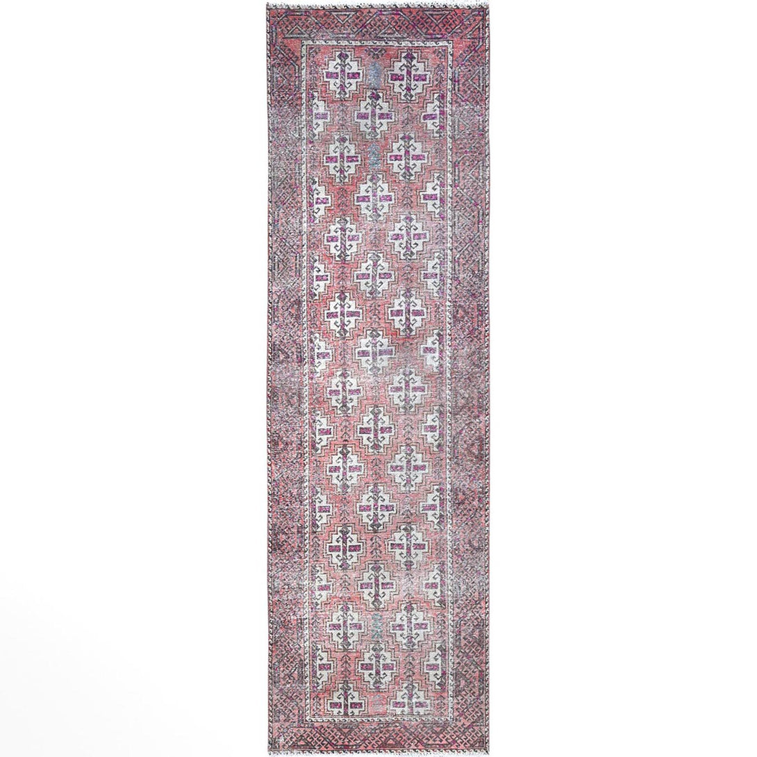 Hand Knotted  Rectangle Runner > Design# CCSR86007 > Size: 3'-2" x 10'-9"