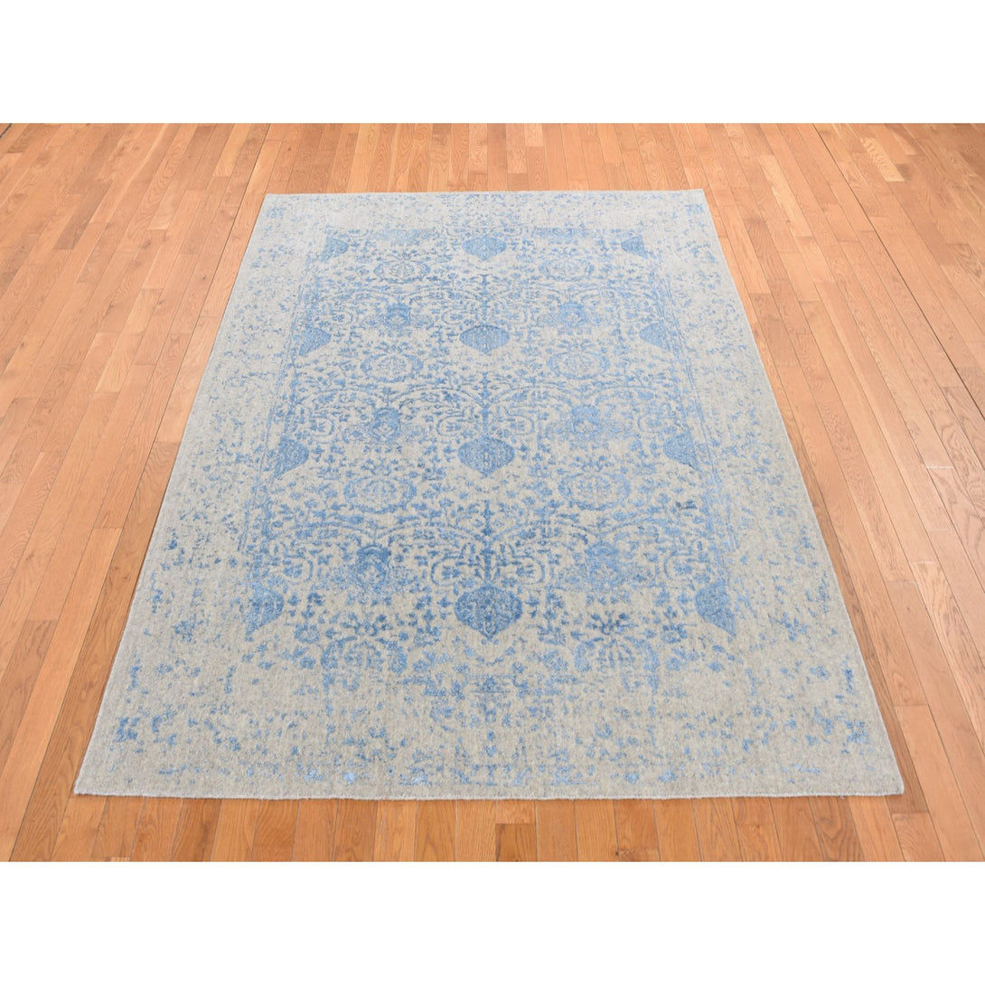 Handmade Modern and Contemporary Area Rug > Design# CCSR87019 > Size: 5'-10" x 8'-9"