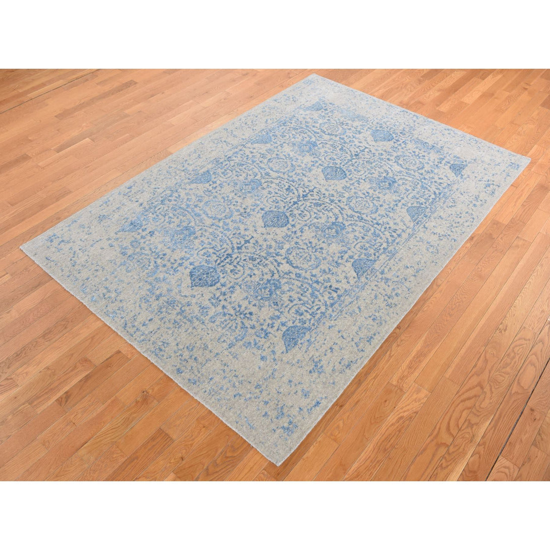 Handmade Modern and Contemporary Area Rug > Design# CCSR87019 > Size: 5'-10" x 8'-9"