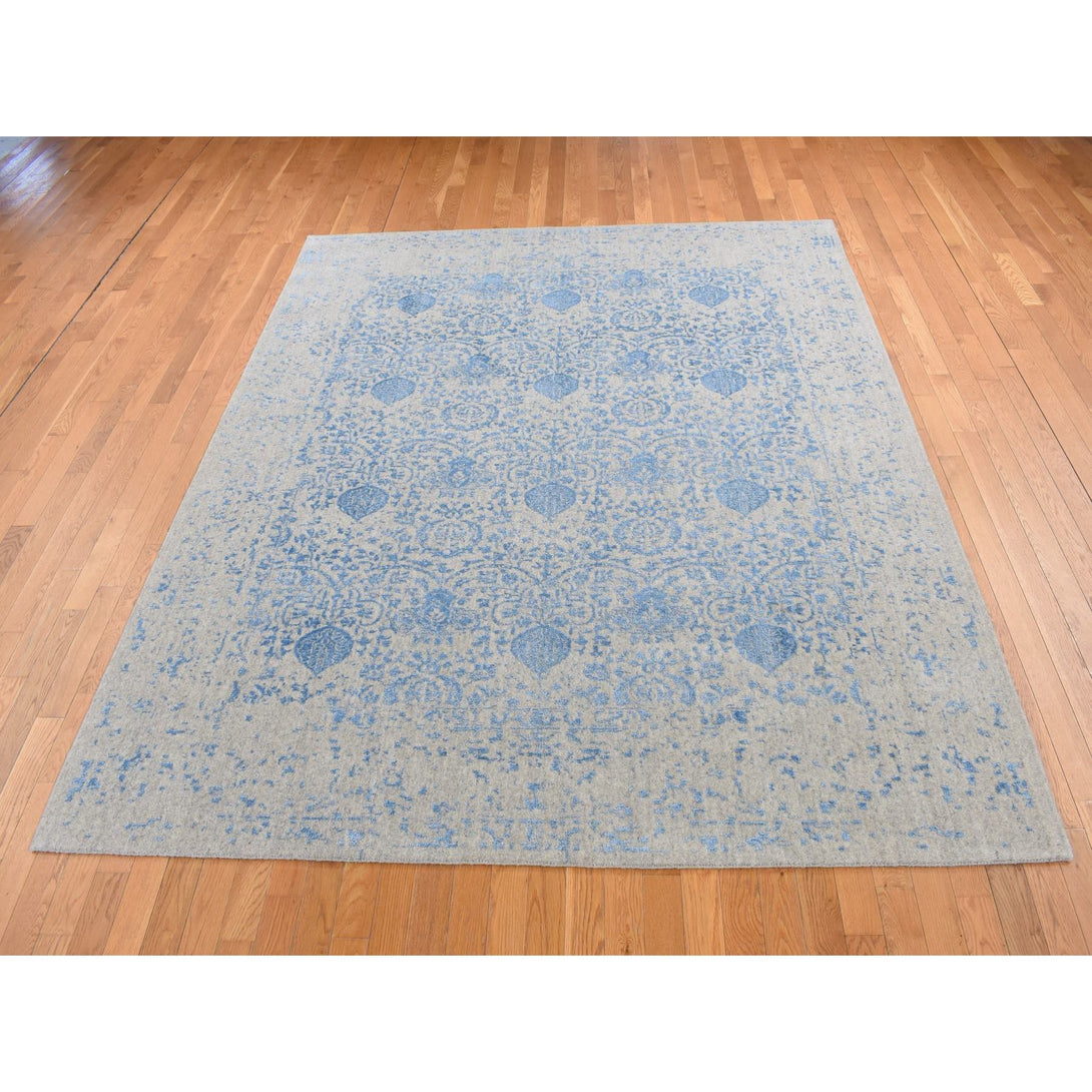 Handmade Modern and Contemporary Area Rug > Design# CCSR87022 > Size: 7'-10" x 9'-9"