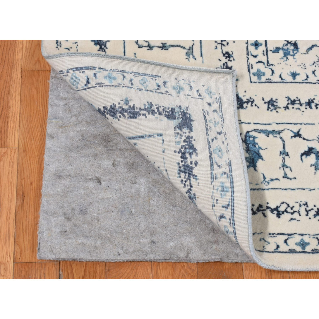 Handmade Transitional Modern Area Rug > Design# CCSR87062 > Size: 9'-0" x 12'-1"