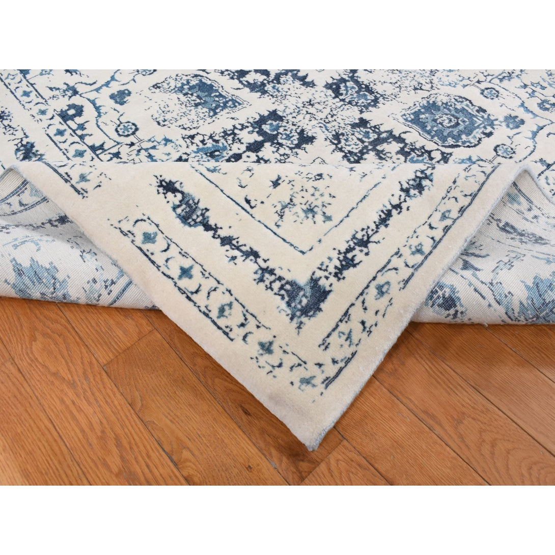 Handmade Transitional Modern Area Rug > Design# CCSR87062 > Size: 9'-0" x 12'-1"