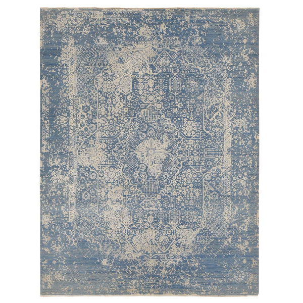 Handmade Transitional Modern Area Rug > Design# CCSR87063 > Size: 9'-2" x 12'-1"