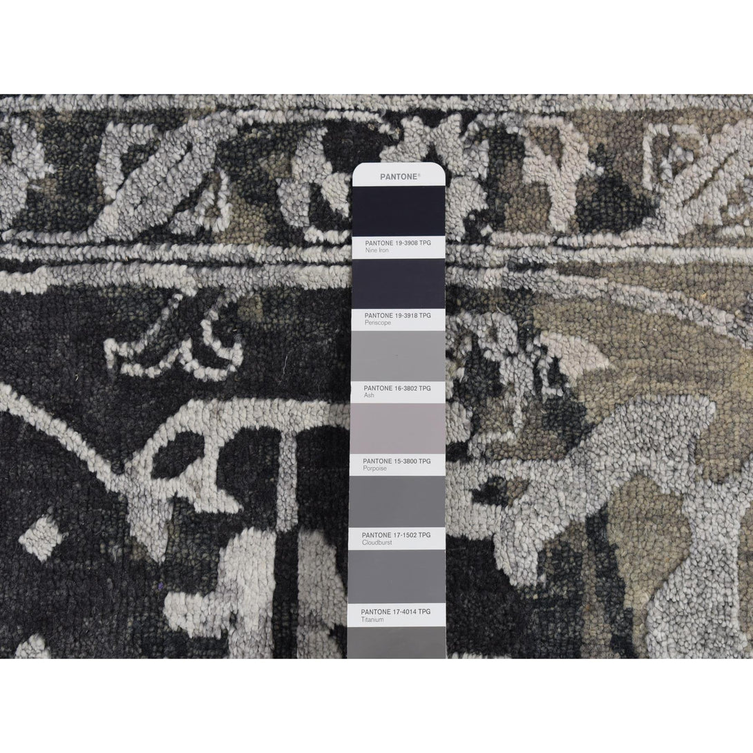 Handmade Transitional Modern Area Rug > Design# CCSR87088 > Size: 9'-0" x 12'-0"