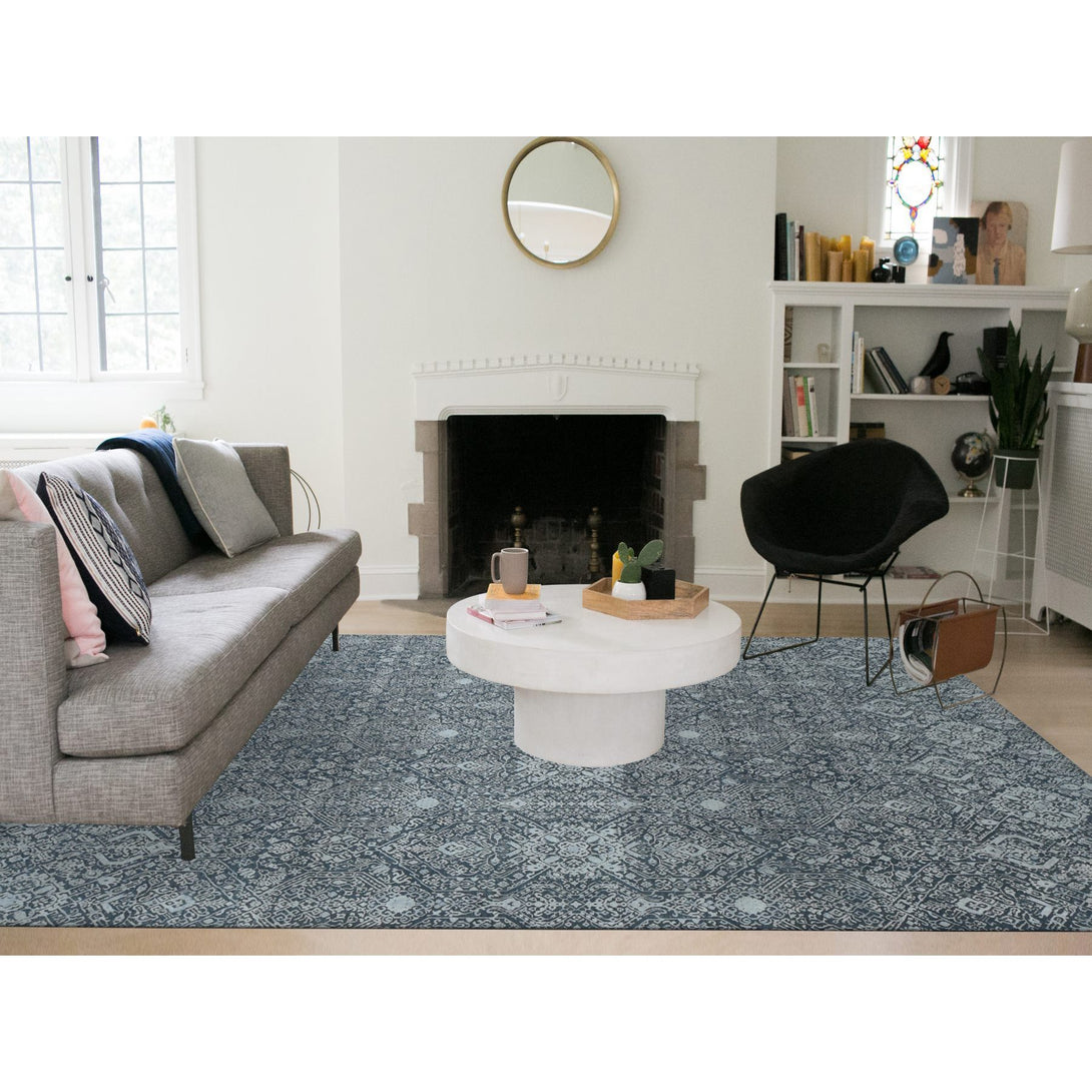 Handmade Modern and Contemporary Area Rug > Design# CCSR87094 > Size: 9'-0" x 12'-2"