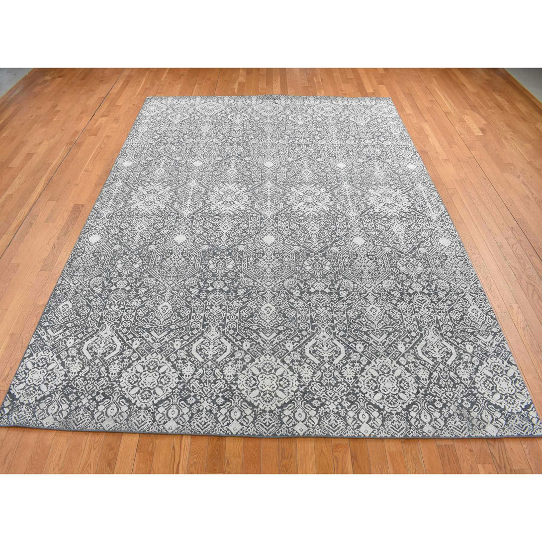 Handmade Modern and Contemporary Area Rug > Design# CCSR87094 > Size: 9'-0" x 12'-2"