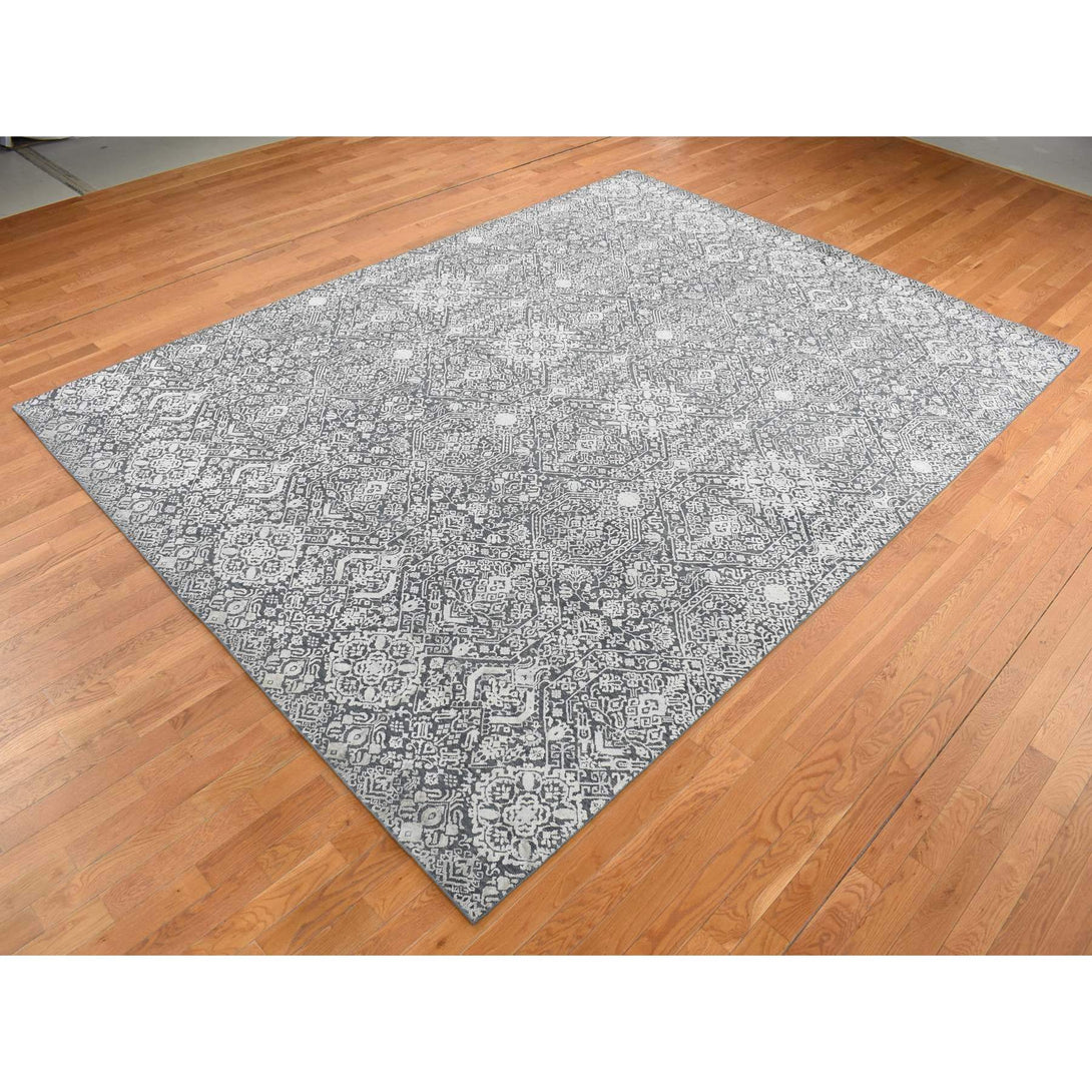 Handmade Modern and Contemporary Area Rug > Design# CCSR87094 > Size: 9'-0" x 12'-2"