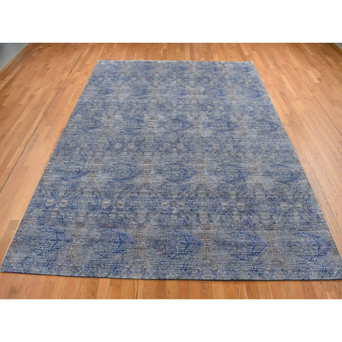 Handmade Modern and Contemporary Area Rug > Design# CCSR87095 > Size: 8'-9" x 12'-0"