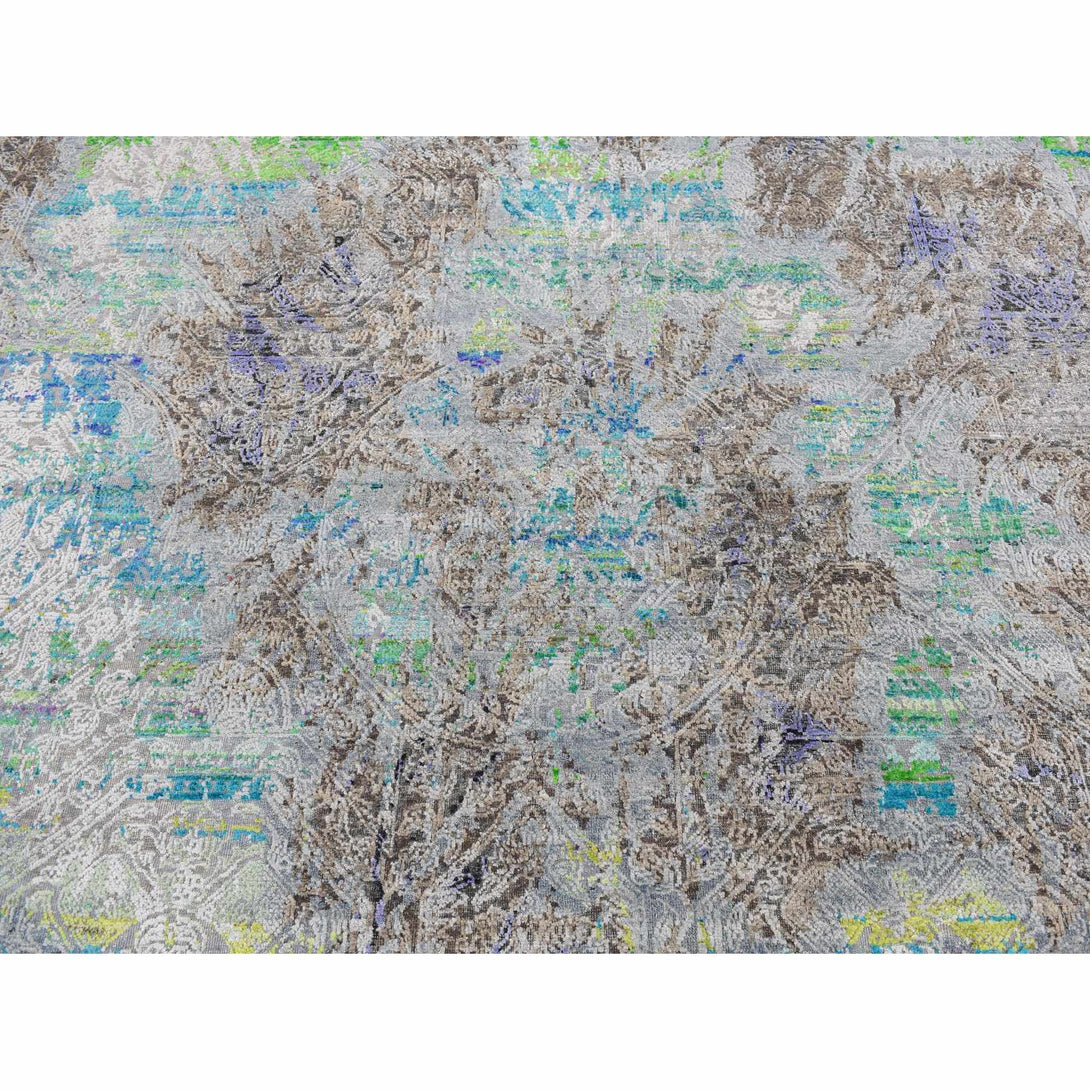 Handmade Modern and Contemporary Area Rug > Design# CCSR87097 > Size: 8'-9" x 11'-10"