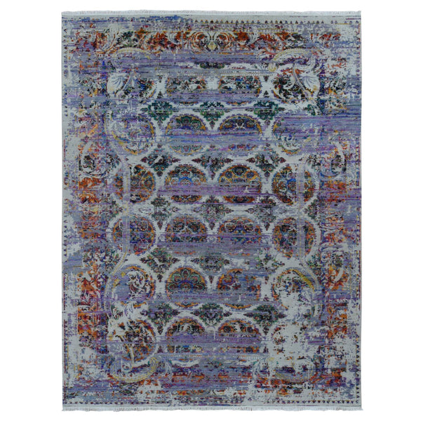 Handmade Modern and Contemporary Area Rug > Design# CCSR87116 > Size: 9'-0" x 12'-0"