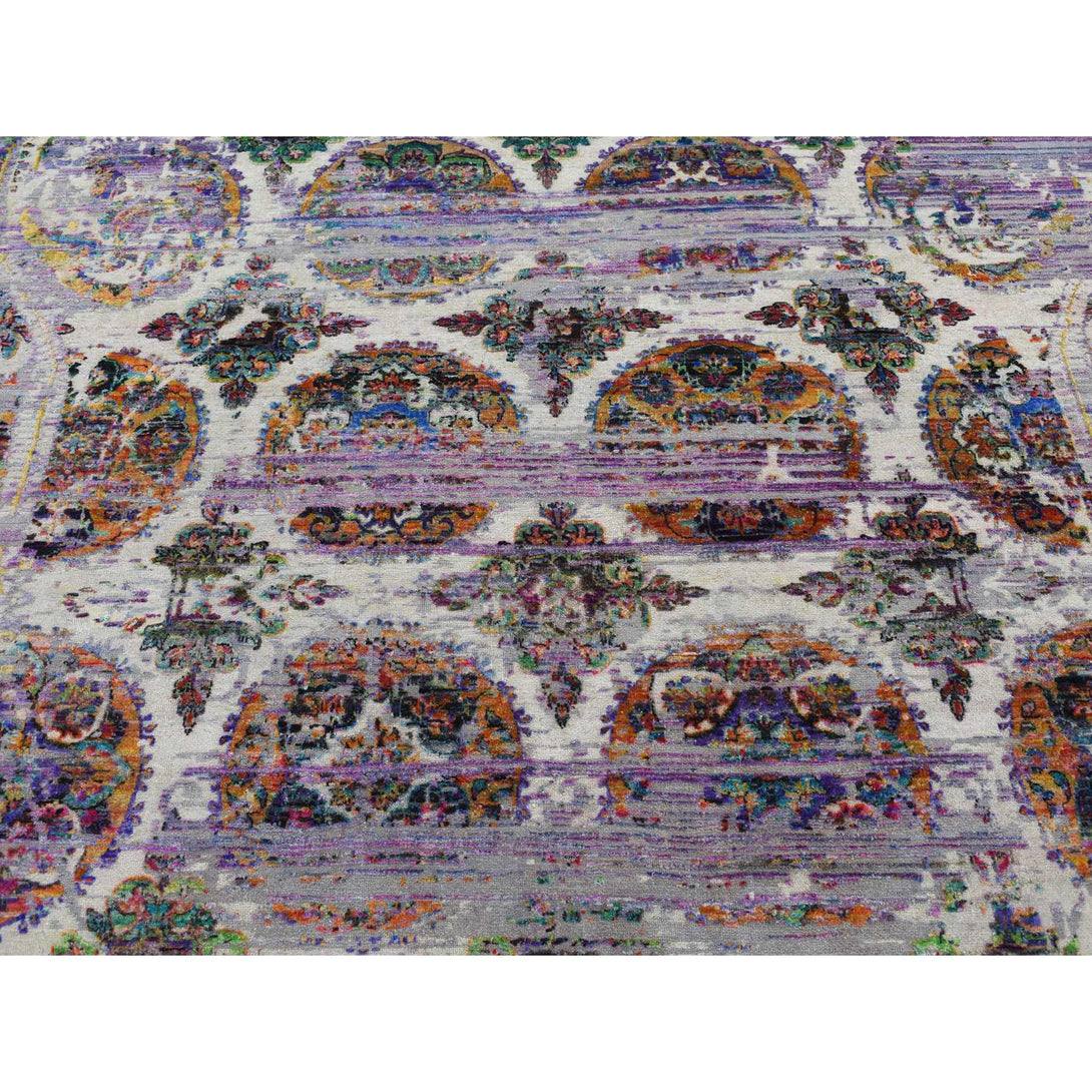 Handmade Modern and Contemporary Area Rug > Design# CCSR87116 > Size: 9'-0" x 12'-0"