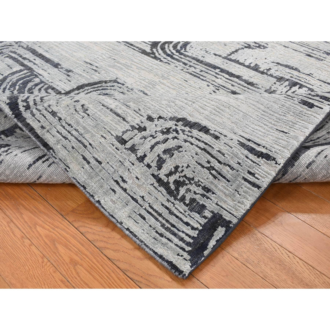 Handmade Modern and Contemporary Area Rug > Design# CCSR87117 > Size: 8'-9" x 12'-2"