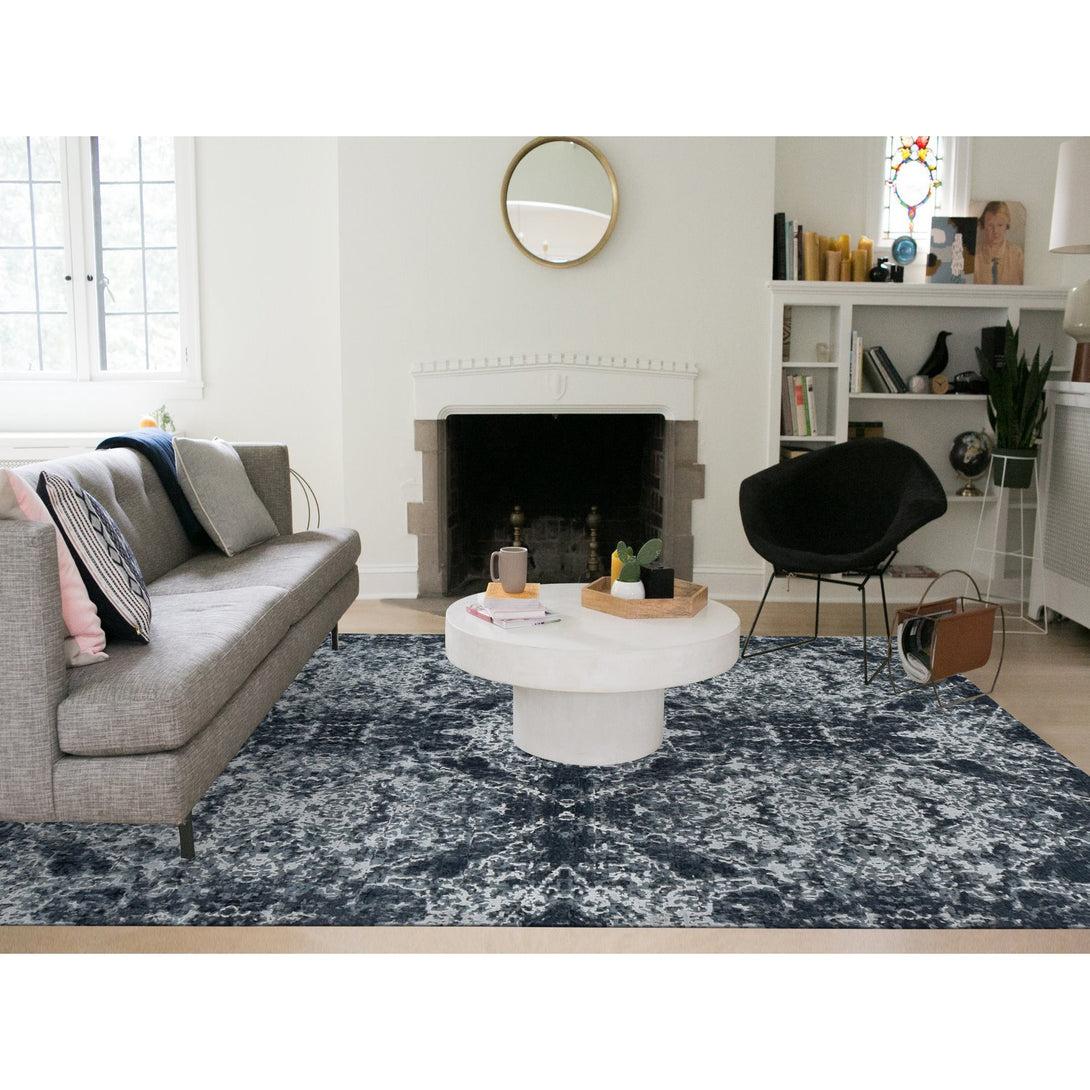 Handmade Modern and Contemporary Area Rug > Design# CCSR87119 > Size: 9'-2" x 12'-0"