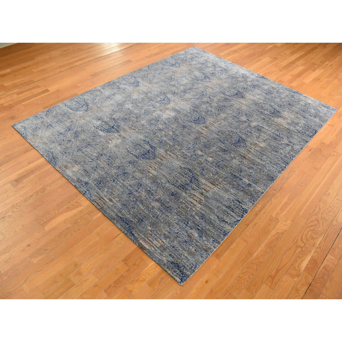 Handmade Modern and Contemporary Area Rug > Design# CCSR87123 > Size: 8'-9" x 12'-0"