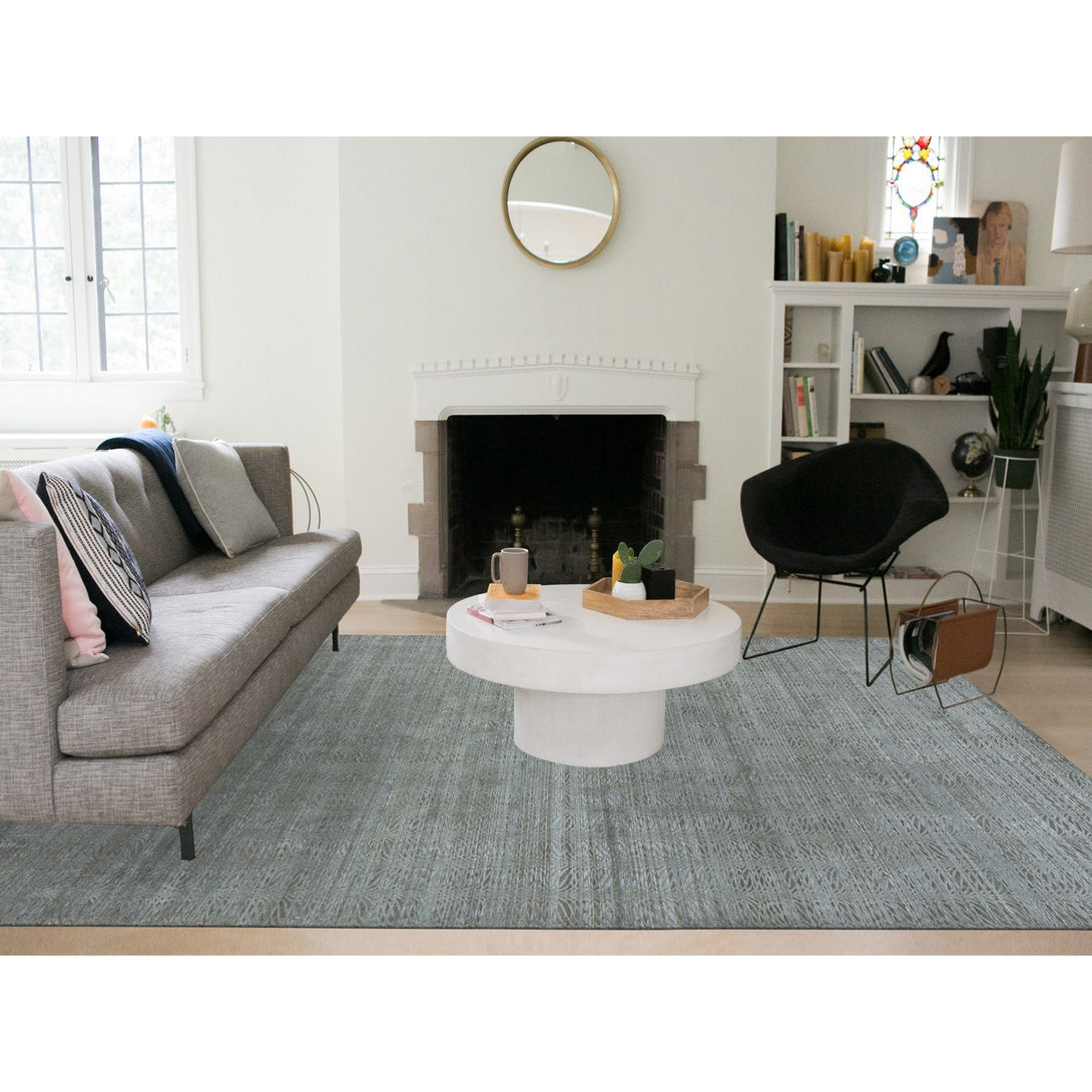 Handmade Modern and Contemporary Area Rug > Design# CCSR87126 > Size: 9'-0" x 12'-0"