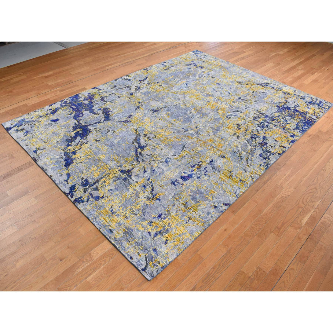 Handmade Modern and Contemporary Area Rug > Design# CCSR87130 > Size: 8'-10" x 12'-5"