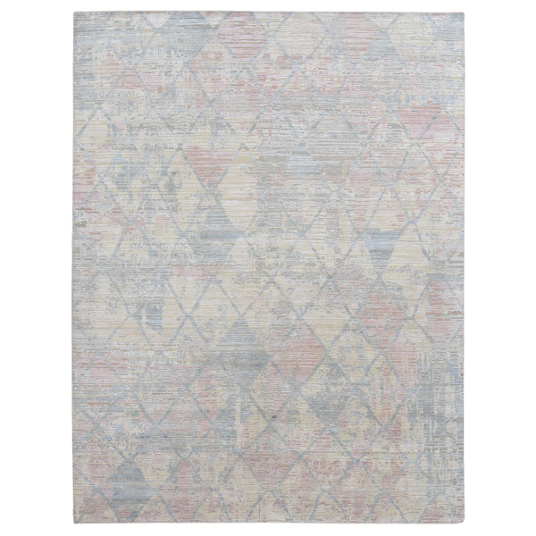 Handmade Modern and Contemporary Area Rug > Design# CCSR87133 > Size: 9'-0" x 11'-10"