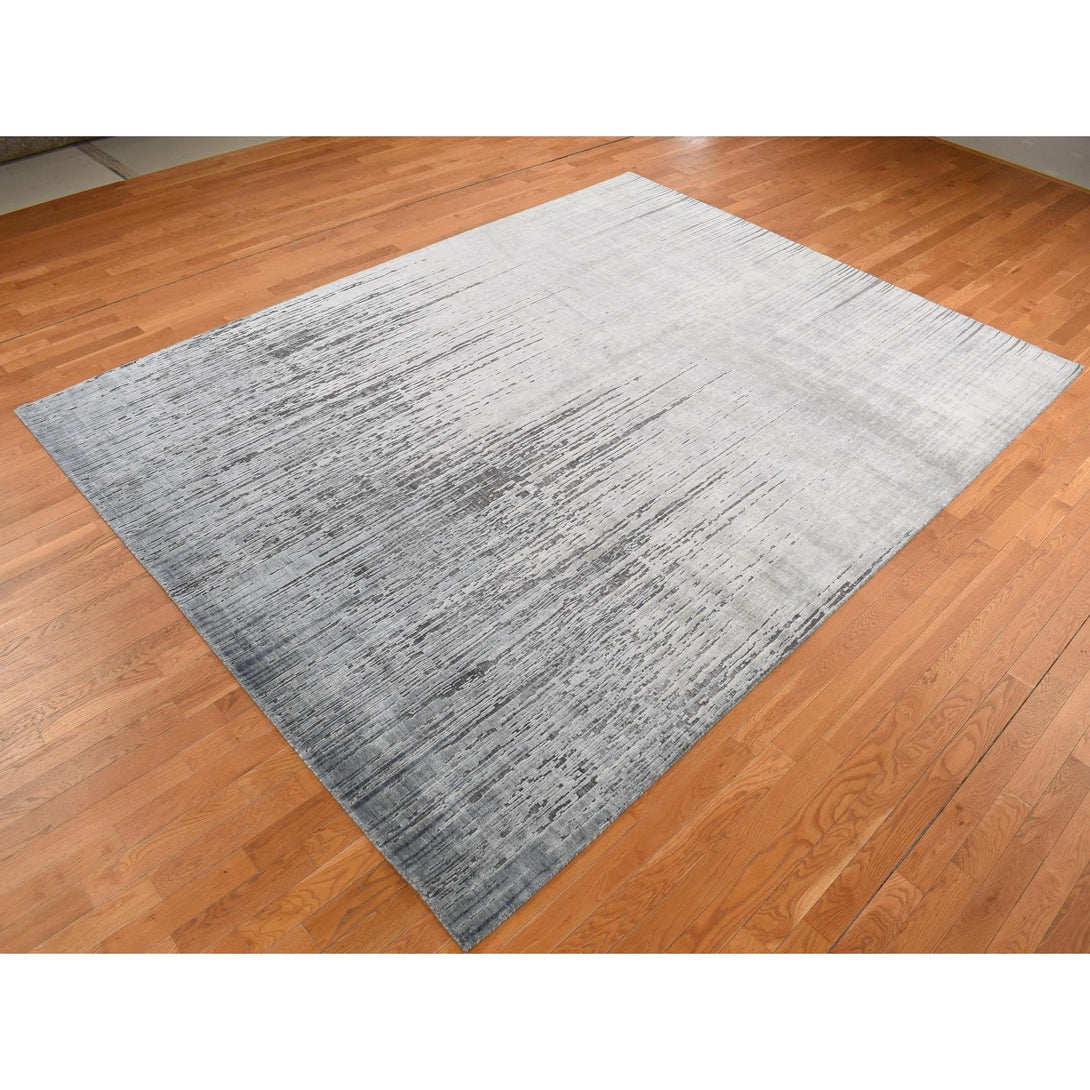 Handmade Modern and Contemporary Area Rug > Design# CCSR87134 > Size: 9'-0" x 11'-10"