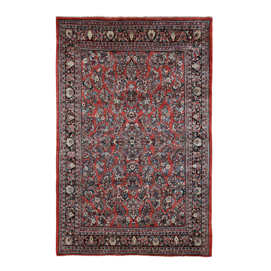 Handmade Antique Area Rug > Design# CCSR87563 > Size: 6'-3" x 9'-7"