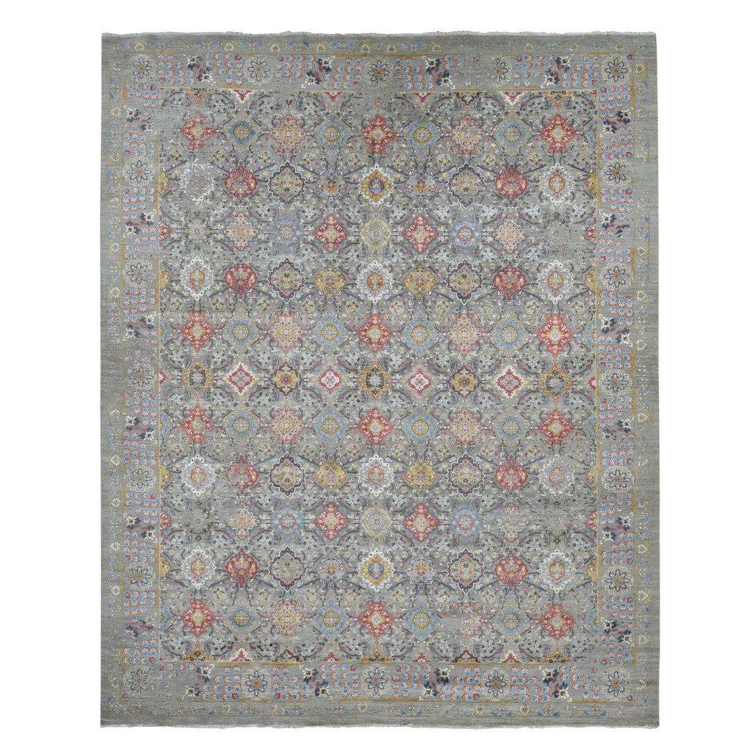 Hand Knotted  Rectangle Area Rug > Design# CCSR87650 > Size: 12'-0" x 15'-1"