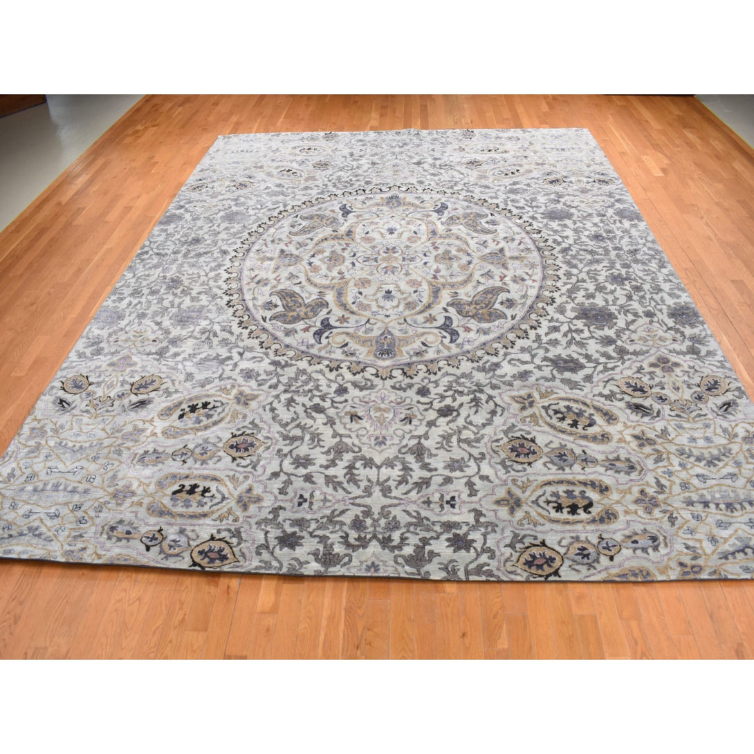 Hand Knotted  Rectangle Area Rug > Design# CCSR87652 > Size: 12'-0" x 15'-0"